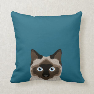 Siamesische Katze - niedliches Katzenkissen für Kissen