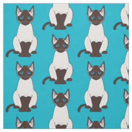 Siamesische Katze Stoff