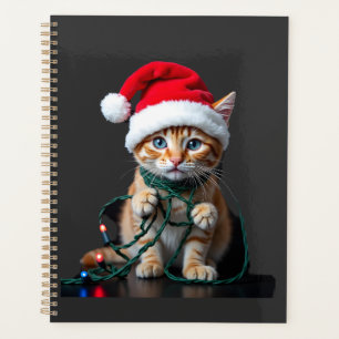 Siamesische Katze Weihnachten V-Ausschnitt Planer