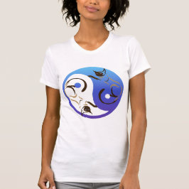 Siamesische Katze Yin und Yang-T - Shirt