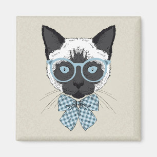 Siamesische Katzen-Mode Smart Magnet