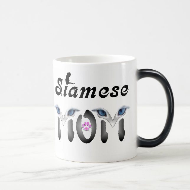 Siamesische Mama-Geschenke Verwandlungstasse (Rechts)