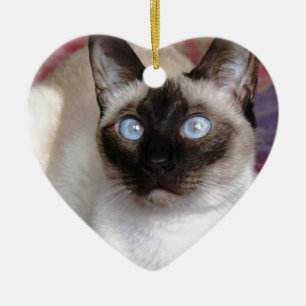 SIAMESISCHE SCHÖNHEIT KERAMIKORNAMENT