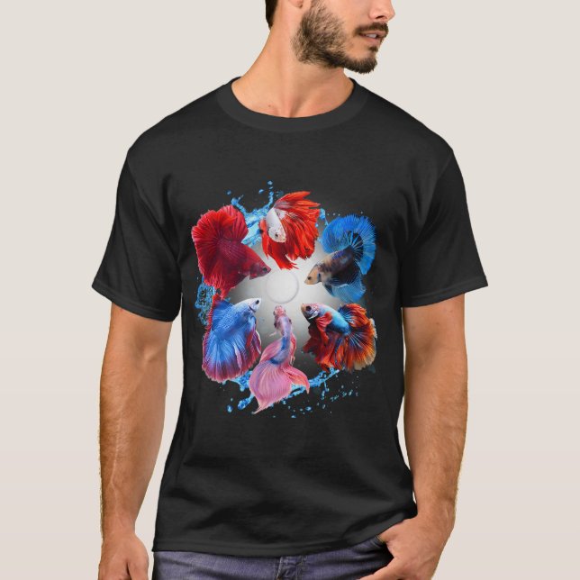 Siamesischer Kampffisch T-Shirt (Vorderseite)