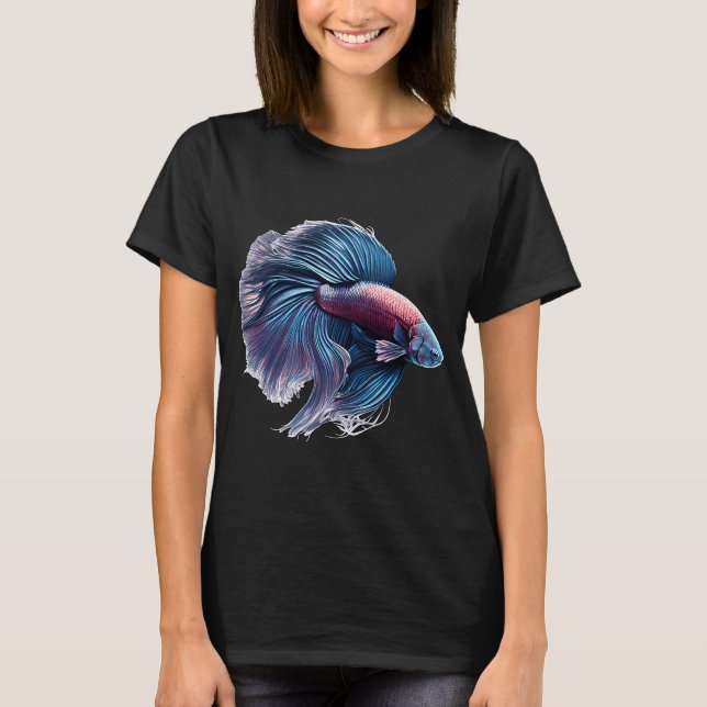 Siamesischer Kampffisch T-Shirt (Vorderseite)