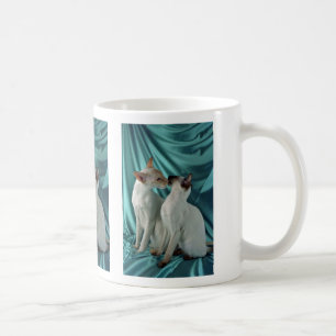 Siamesischer, roter Punkt u. Siegelpunkt Kaffeetasse