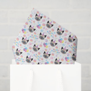 Siamesisches Katzen-Tissuepapier Seidenpapier