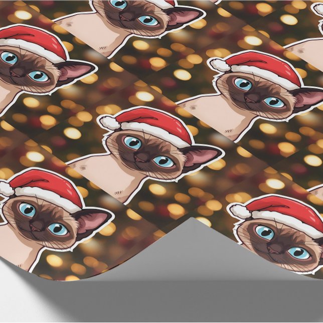 Siamesisches Katzen-Wrap-Papier Geschenkpapier (Von Creator hochgeladen)