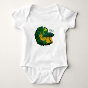 Siamische Bekämpfung des Cartoon Baby Strampler