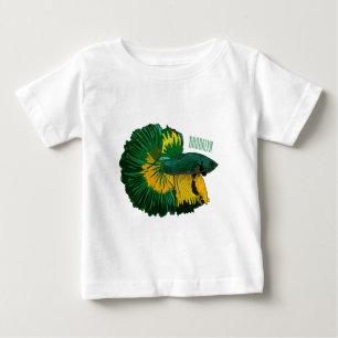 Siamische Bekämpfung des Cartoon Baby T-shirt