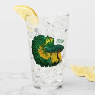 Siamische Bekämpfung des Cartoon Glas
