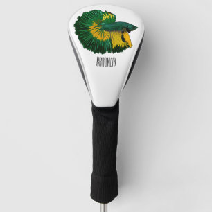 Siamische Bekämpfung des Cartoon Golf Headcover