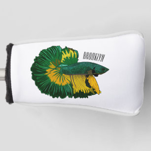 Siamische Bekämpfung des Cartoon Golf Headcover