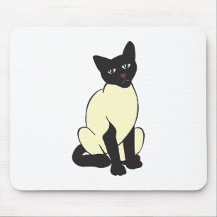 Siamische Katzen Haustiere Niedliches Schicksal Ti Mousepad