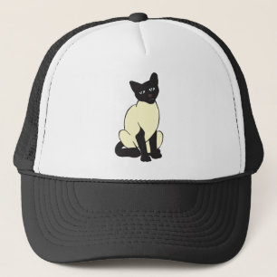 Siamische Katzen Haustiere Niedliches Schicksal Ti Truckerkappe