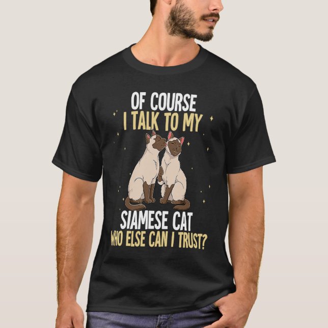 Siamkatze  1 T-Shirt (Vorderseite)