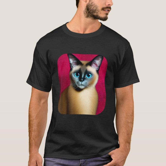 Siamkatze 1 T-Shirt (Vorderseite)