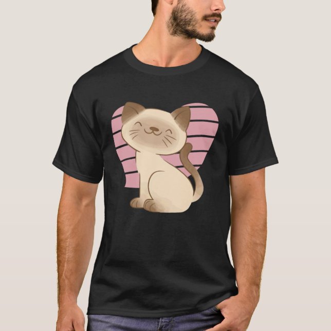 Siamkatze  2 T-Shirt (Vorderseite)