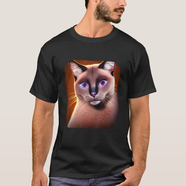 Siamkatze 5 T-Shirt (Vorderseite)