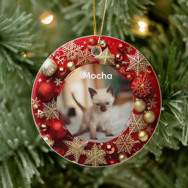 Siamkatze Keramik Ornament (Von Creator hochgeladen)