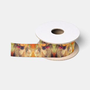 Siamkatze mit Blume Satinband