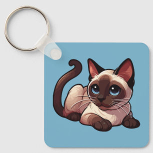 Siamkatze Schlüsselanhänger