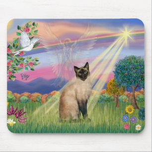 Siamkatze - Wolkenengel Mousepad