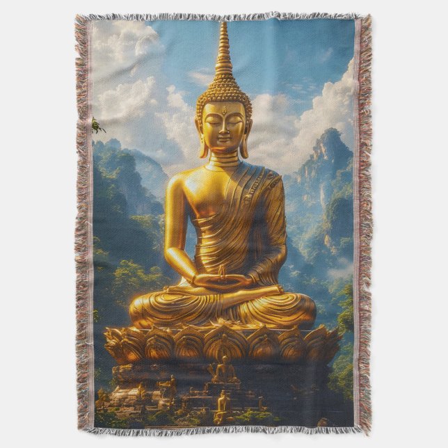 Siam's Golden Soul Decke (Vorderseite Vertikal)