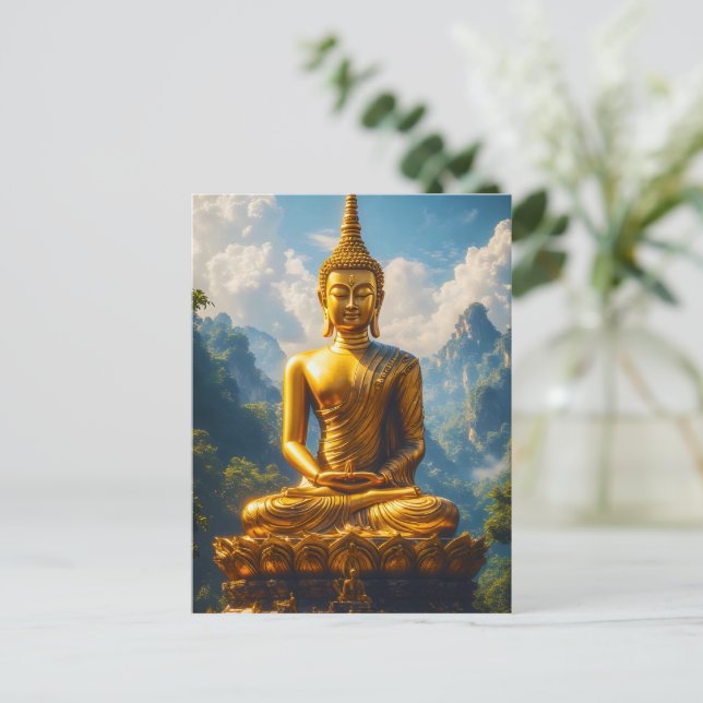 Siams goldene Seele Postkarte (Stehend Vorderseite)