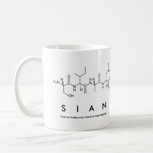 Sian-Peptidnamen-Tasse Kaffeetasse