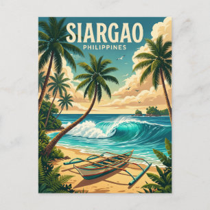 Siargao-Insel Philippinen Postkarte