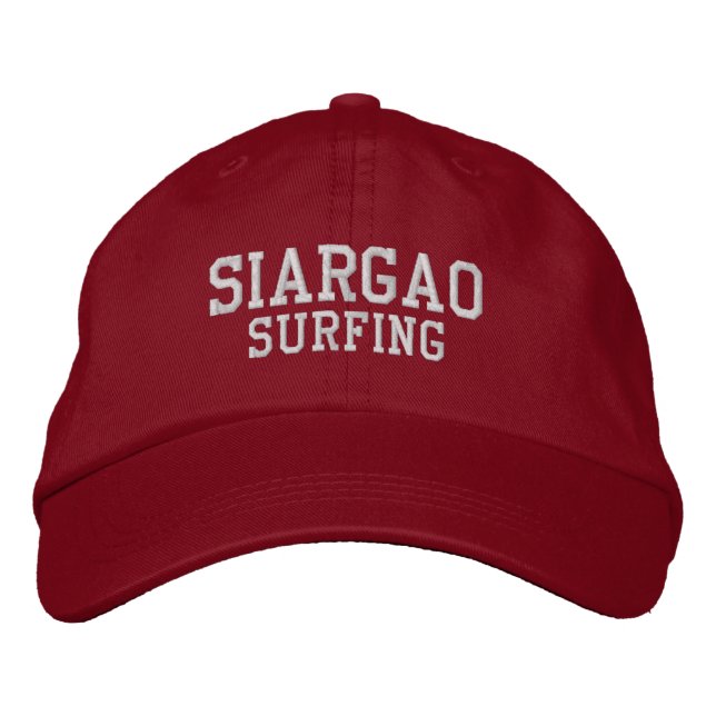 Siargao Philiippines Baseball Hat Bestickte Baseballkappe (Vorderseite)