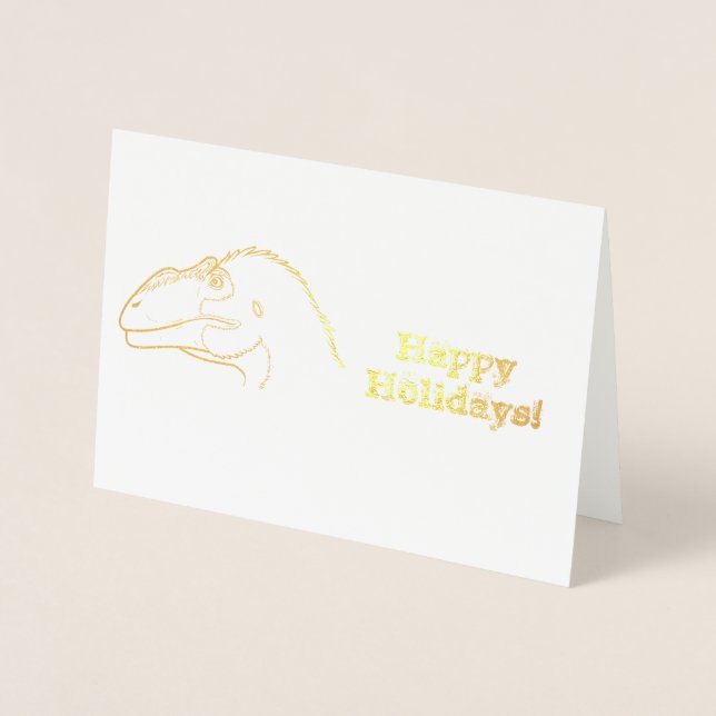 Siats Foil Happy Holidays Card Folienkarte (Vorderseite)