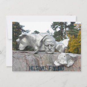 Sibelius monument, Helsinki, Finnland card