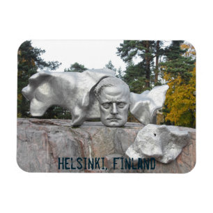 Sibelius monument, Helsinki, Finnland Magnet