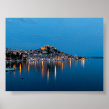 Sibenik in der blauen Stunde
