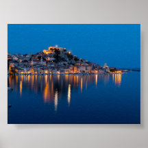 Sibenik in der blauen Stunde