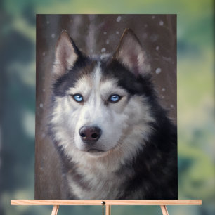 Siberian Husky Acrylschild