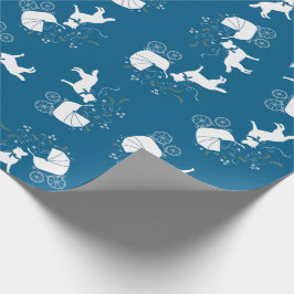Siberian Husky Baby Shower Geschenkpapier
