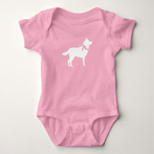 Siberian Husky Baby Shower Strampler