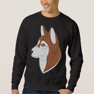 Siberian Husky Brown Sweatshirt