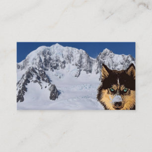 Siberian Husky Business Card Visitenkarte