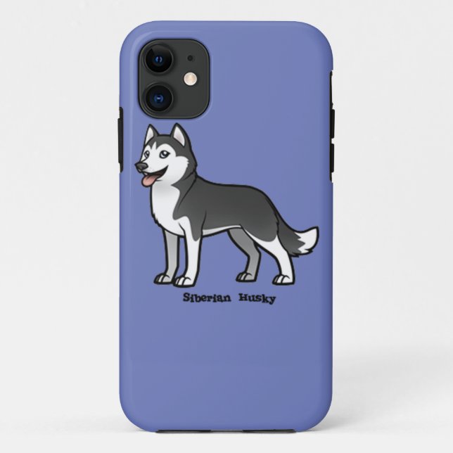 Siberian Husky Case-Mate iPhone Hülle (Rückseite)