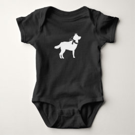 Siberian Husky Dog Baby Dusche Welpe Gray Baby Strampler