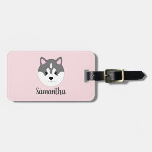 Siberian Husky Dog Gepäckanhänger
