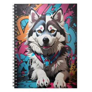 Siberian Husky Dog Notizblock