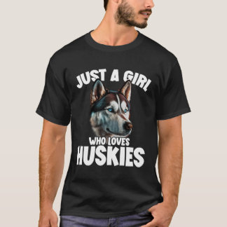 Siberian Husky Dog Owner Husky Mama Girl Pub T-Shirt