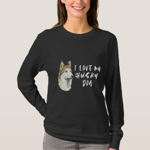 Siberian Husky Dogi Liebe My Husky Hund T-Shirt