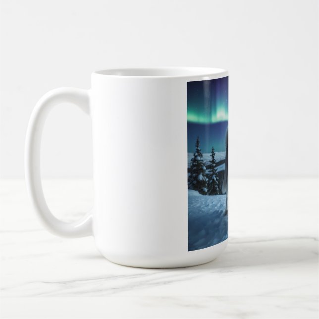 Siberian Husky Elegante Tasse (Links)