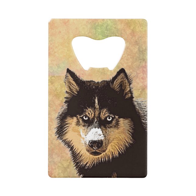 Siberian Husky Flaschenöffner (Rückseite)